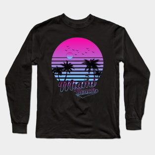 Miami Beach Long Sleeve T-Shirt